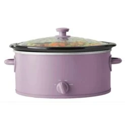 Mainstays Mainstays MS8400778514-09 6QT Slow Cooker, Lilac Bloom