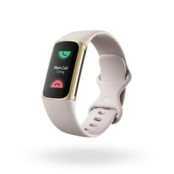 Fitbit Fitbit FB421GLWTFRCJK Charge 5 Lunar White/ Softgole Stnlsstl Fitness & Health Tracker With Built-in GPS -Digitopia Deals Store 5cc379fafdcd47e8919e9d84278ec16f