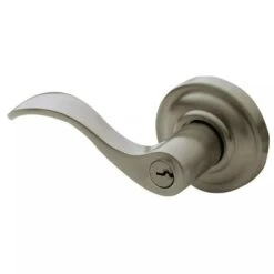 PAMEX Pamex FLYEC01L Left Hand Private Door Lever Set In Antique Nickel