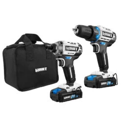 Hart Hart HPCK252B 20-Volt Cordless Brushless Drill And Impact Combo Kit With 10" Storage Bag
