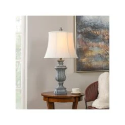 StyleCraft Stylecraft 30" Taos Denim Table Lamp - BLUE ONE SIZE -Digitopia Deals Store 5f1f8c73215a41feb4fa6e24f8fff1b2