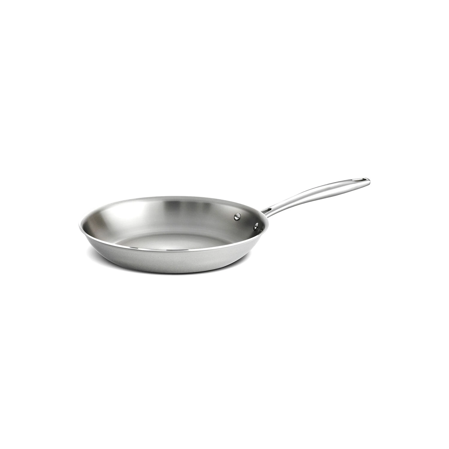 Tramontina Tramontina Gourmet Tri-Ply Clad Stainless Steel Induction-Ready Fry Pan 80116/007DS - STAINLESS STEEL ONE SIZE 1 Tramontina Tramontina Gourmet Tri-Ply Clad Stainless Steel Induction-Ready Fry Pan 80116/007DS - STAINLESS STEEL ONE SIZE