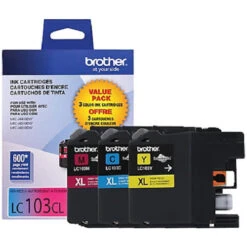 Brother Brother LC1033PKW Ink Cartridge ( Cyan,Magenta,Yellow , 3-Pack )