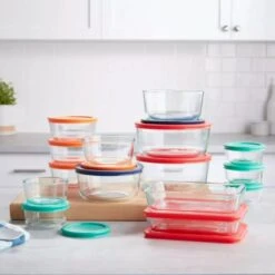 Pyrex Pyrex 1147702 Simply Store Glass Food Storage Containers, 30-Piece Set