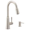Moen Moen 990302378 Trew Spot Resist Stainless Single Handle Pulldown Kitchen Faucet