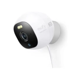 Eufy Eufy T8441Z21-4 SoloCam With Spotlight 2K Wired Outdoor Surveillance Camera, AI Detection, Built In Spotlight
