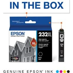 EpsonĀ® Epson Epson T232XL120-S T232 High Yield Ink Cartridge Black