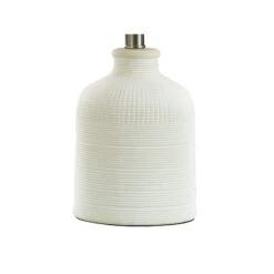 StyleCraft Stylecraft 22" Textured Ceramic With Rattan Hardback Shade Table Lamp TL17101JCADS - WHITE DROPSHIP ONE SIZE -Digitopia Deals Store 63dd78db237a4355b2d93111733bd41f