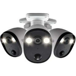 Swann Swann SWIFI-SPOTCAMPK 1080P Outdoor Wireless Spotlight Surveillance Camera (3 Pack)