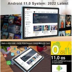 SEBBE SEBBE S23 10.36 Inch 64GB 4GB RAM Tablet Android, BLUE -Digitopia Deals Store 682c542f7dc945eab515048699202f98