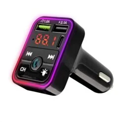 Onn. Onn. 100079037 Bluetooth LED FM Transmitter Car Charger With LCD Screen -Digitopia Deals Store 6be0bd875c124fadb01a7901a7a872f2