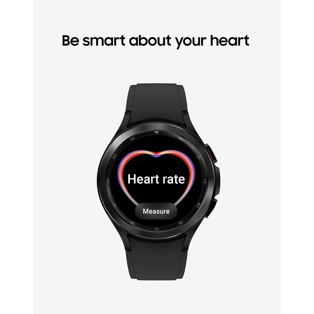 Samsung Samsung SM-R890NZKAXAA Electronics Galaxy Watch 4 Classic 46mm Smartwatch With ECG Monitor Tracker, Black 2 Samsung Samsung SM-R890NZKAXAA Electronics Galaxy Watch 4 Classic 46mm Smartwatch With ECG Monitor Tracker, Black - Image 2