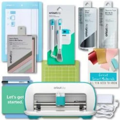 Cricut Cricut ZJoyM1 Joy Smart Machine With Insert Cards & Vinyl For Beginner DIY Projects Bundle