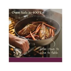 Anolon Anolon Advanced Home Hard Anodized 5-Qt. Saute Pan With Lid And Helper Handle - BRONZE ONE SIZE 7 Anolon Anolon Advanced Home Hard Anodized 5-Qt. Saute Pan With Lid And Helper Handle - BRONZE ONE SIZE -Digitopia Deals Store 70a9ca1d99cd4782b944c17fc9413fb8