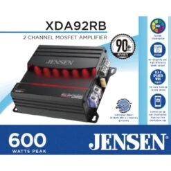Jensen Jensen XDA92RB Class D 2 Channel Amplifier, 600 Watts