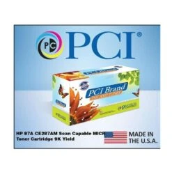 PCI Brand PCI Brand CF287A-PCI Alternative For HP CF287A 87A Black Toner Cartridge 9K Yield
