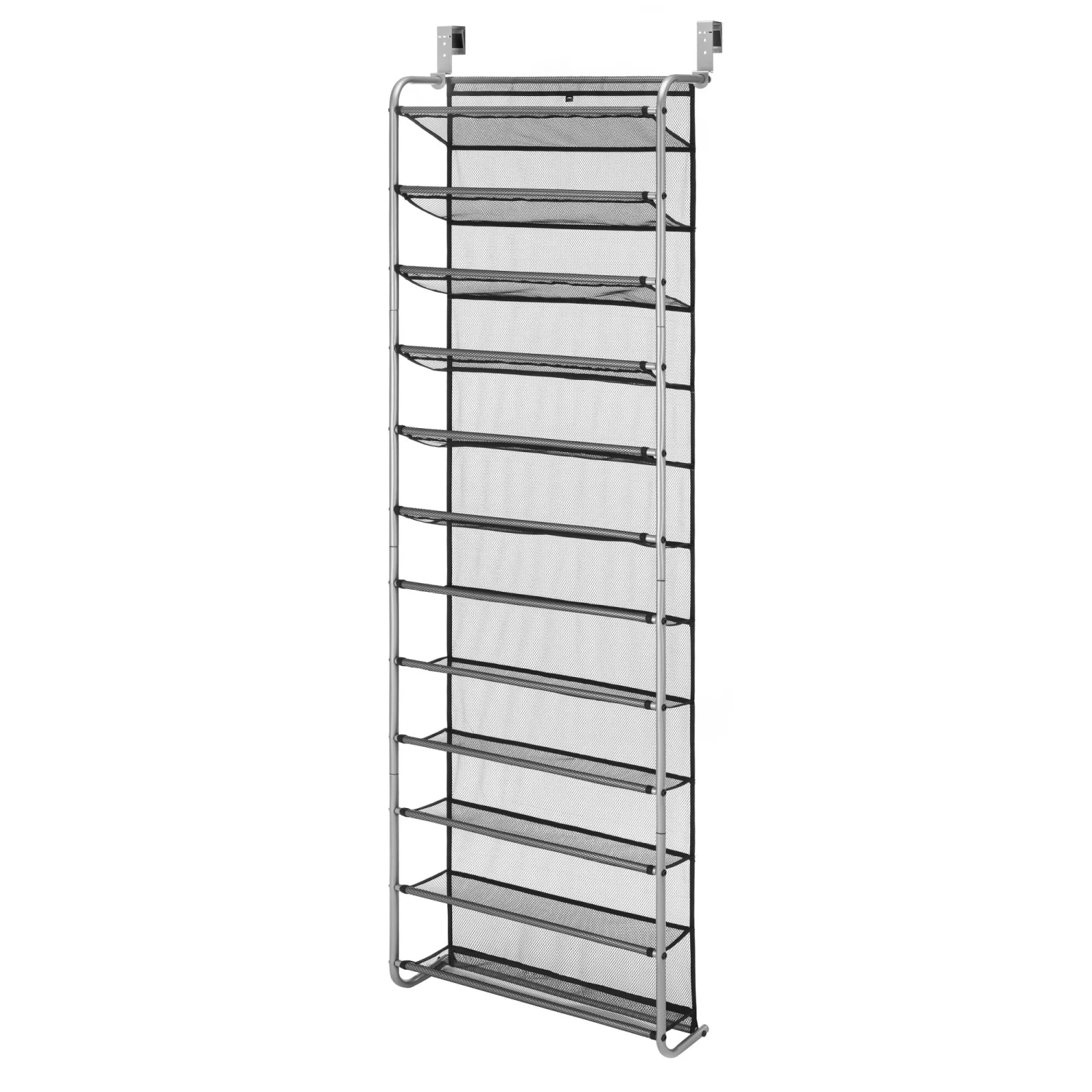 Mainstays Mainstays MS89-565-009-05 Over The Door Shoe Rack, 36 Pair, White 2 Mainstays Mainstays MS89-565-009-05 Over The Door Shoe Rack, 36 Pair, White - Image 2