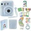 Fujifilm Fujifilm Instax Mini 12 Instant Camera With Case, Pastel Blue 4.9MP