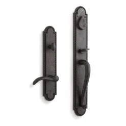 Signature Hardware Signature Hardware EHRMNTB.15.300.10.R-DB-NB Roman Entrance Door Set-Lever Handle-No Backset -Right Hand -Dark Patina