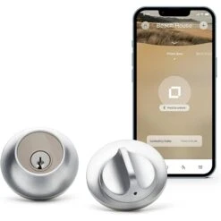 Level Level C-E11U Smart Lock, Silver Chrome