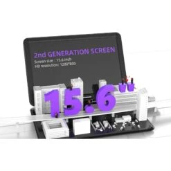 BOIFUN BOIFUN BFN-161 Rechargeable Battery Portable DVD Player With 15.6 Large HD Screen, Black -Digitopia Deals Store 8b7b8cdec1c34ba194061cbdc859fd79