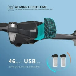 Xiamen Huoshiquan Import & Export Co. Ltd Xiamen Huoshiquan Import & Export Co. Ltd HS175D 4K Camera For Adults And Beginners Foldable GPS Drone -Digitopia Deals Store 8c78d5a7c83e4e6e996a066298a91c20