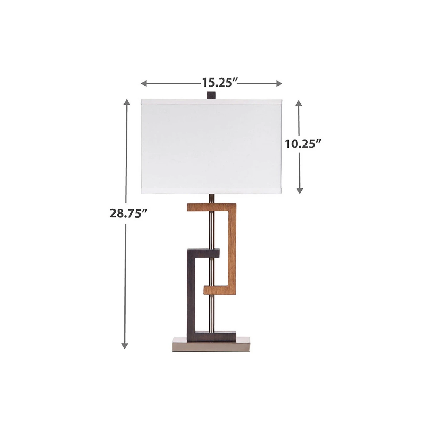 Signature Design By Ashley Signature Design By Ashley Syler 2-Pc. Plastic Table Lamp - BROWN SILVER ONE SIZE 3 Signature Design By Ashley Signature Design By Ashley Syler 2-Pc. Plastic Table Lamp - BROWN SILVER ONE SIZE - Image 3