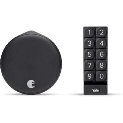 AUGUST HOME August Home AUG-SL05-KY2-G01 WiFi Smart Lock Plus Smart Keypad, Matte Black