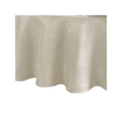 Elrene Home Fashions Elrene Home Fashions Poinsettia Elegance Round/Oval Tablecloth - IVORY ONE SIZE -Digitopia Deals Store 9b69eddda2024ebeb990cb9eb4665a2c