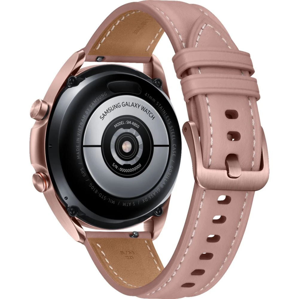 Samsung Samsung SM-R855UZDAXAR Galaxy Watch3 Smartwatch 41mm Stainless LTE - Mystic Bronze 7 Samsung Samsung SM-R855UZDAXAR Galaxy Watch3 Smartwatch 41mm Stainless LTE - Mystic Bronze - Image 7