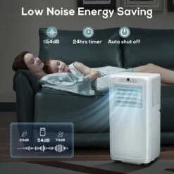 LHRIVER Lhriver FDP29-2026V1R3-LH-N Portable Air Conditioner With Window Kits 6000BTU (10000 BTU ASHRAE) - White 6 LHRIVER Lhriver FDP29-2026V1R3-LH-N Portable Air Conditioner With Window Kits 6000BTU (10000 BTU ASHRAE) - White -Digitopia Deals Store 9cc812c235d745439885d27bbe67844a