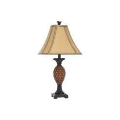 StyleCraft Stylecraft 29" Pineapple Table Lamp - BROWN ONE SIZE
