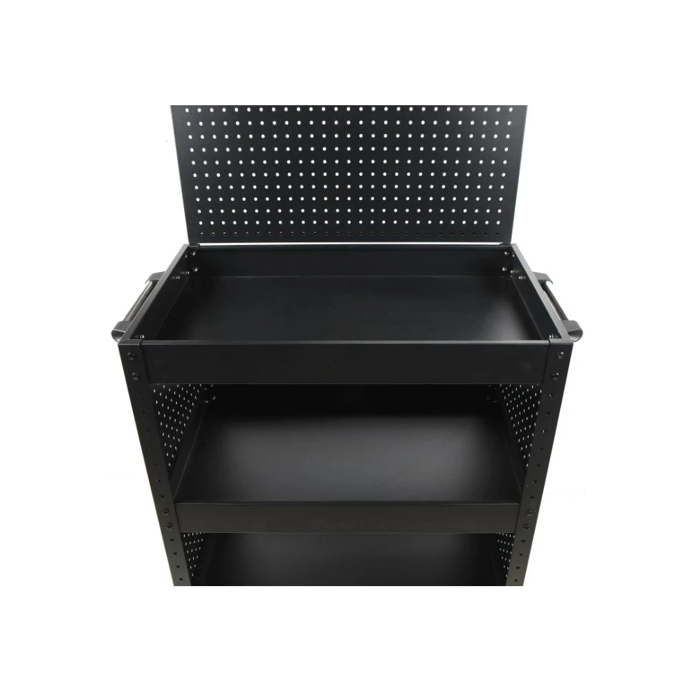 WORKPRO WORKPRO Rolling Service Utility Cart With Steel Pegboard Storage, Tool Cart 4 WORKPRO WORKPRO Rolling Service Utility Cart With Steel Pegboard Storage, Tool Cart - Image 4