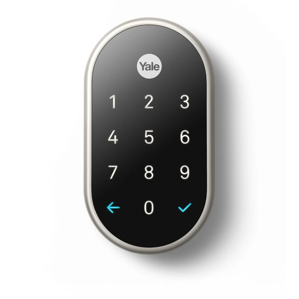 Nest Nest RB-YRD540-WV-619 Yale Lock With Nest Connect, Satin Nickel 1 Nest Nest RB-YRD540-WV-619 Yale Lock With Nest Connect, Satin Nickel