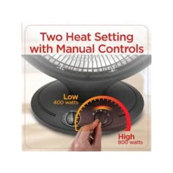 Black & Decker Black+Decker Black+Decker 14 Inch Radiant Dish Heater BHRO608 - BLACK ONE SIZE -Digitopia Deals Store a3d580e8e65f4999a23825c5d82150d3