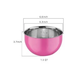 Mesa Mia Mesa Mia Stainless Steel 3-Pc. Mixing Bowl Set - MULTI ONE SIZE -Digitopia Deals Store a749852552e14d728abb136d6b3718e9