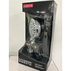 Delta Delta 75644 6-Setting SureDock Magnetic Shower Head With Handheld
