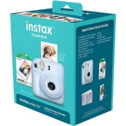 Fujifilm Fujifilm 600023395 INSTAX MINI 12 Blue Holiday Bundle - Blue