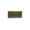Signature Hardware Signature Hardware 301643 Honeycomb Brass Floor Register - 6" X 10" (6-5/8" X 11-1/8" Overall) Antique Brass