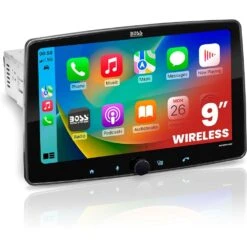 Boss Audio Systems BOSS Audio Systems BVCPA9W Wireless 9 CarPlay Android Car Stereo