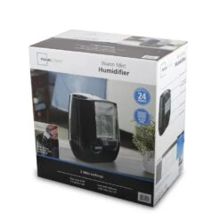 Mainstays Mainstays EQ3111-UL Warm Mist Humidifier, Filter-Free, 1.2 Gallon, Visible Mist, Black -Digitopia Deals Store b3c11a2e0f59491b9bca54d1b11df447