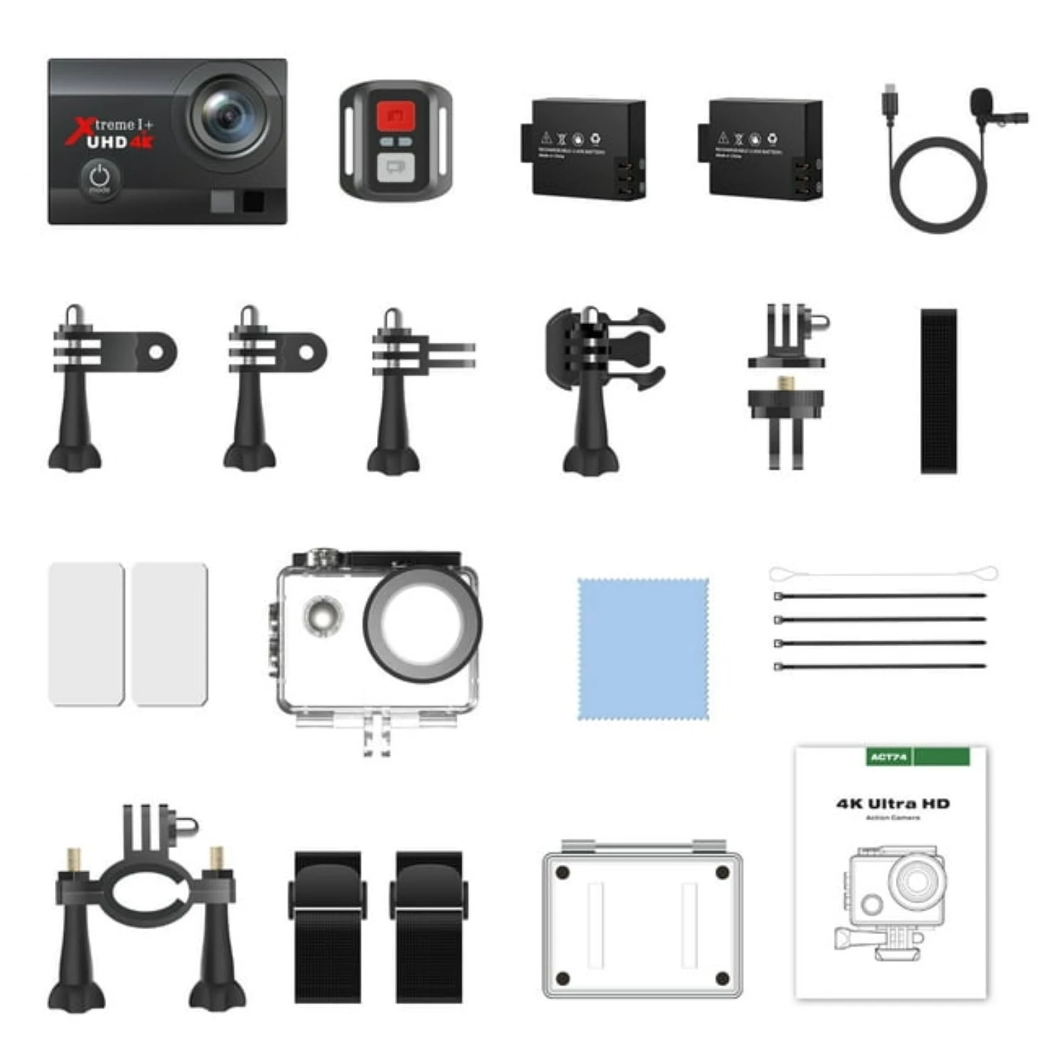 Campark Campark Action 4K 20MP HD Video Vlogging Record Sport Camera, Waterproof 4 Campark Campark Action 4K 20MP HD Video Vlogging Record Sport Camera, Waterproof - Image 4