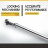 Klutch Klutch NH49326 1/2in.-Drive Mechanical Torque Wrench, 30-250 Ft./Lbs