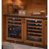 Perlick PERLICK HA24BB44L 24" ADA Compliant Series Undercounter Beverage Center With Custom Panel Glass Door - Left Hinge