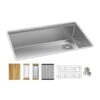 Elkay Elkay EFRU30169RTWC Crosstown 31-1/2" Undermount Single Basin Stainless Steel Kitchen Sink