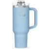 Cirkul Cirkul 40oz All-Day StrawSip Double-Wall Insulated Stainless Steel Tumbler With Handle, Raindrop (Light Blue)