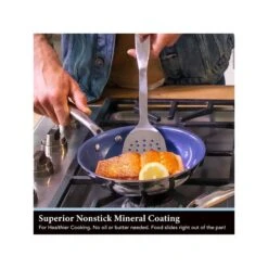 GRANITESTONE Granitestone Stainless Steel Blue 10-Pc. Cookware Set - BLUE ONE SIZE 7 GRANITESTONE Granitestone Stainless Steel Blue 10-Pc. Cookware Set - BLUE ONE SIZE -Digitopia Deals Store bc03f99ffe904586be0681a4105d8058