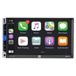 Dual Electronics Dual Electronics XDCPA10BT LED Multimedia Touch Screen 7 Inch Double DIN Car Stereo Apple CarPlay Android Auto