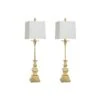 StyleCraft Stylecraft 33.5" Silanti 2-Pc. Lamp Set - GOLD ONE SIZE