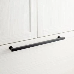 Signature Hardware Signature Hardware 450341 12" Colville Solid Brass Appliance Pull, Matte Black
